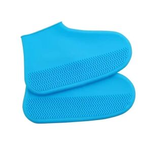 Pereche de huse impermeabile pentru pantofi din silicon albastru - Protecții de încălțăminte