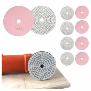 Gyémánt Polírozó Korongok - 10 db - 80 mm - 3000