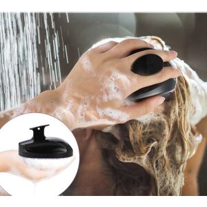 Szilikon Hajmosó Masszírozó Fésű - 8x8x7cm