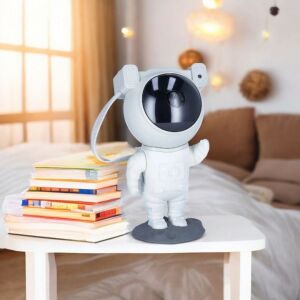 Projektor gwiaździstego nieba LED, astronauta, z pilotem, 21,5 cm, Ecarla 126380808 - Ecarla
