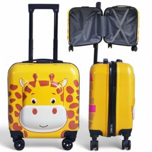 Kindertrolley, 45x25x35 cm, kabinenzugelassen, Modell Giraffe 126380783 - Ecarla