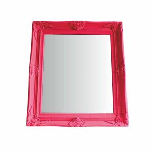 Hoff Interieur Dekospiegel, Moderner Barockstil, 80x68 cm, Fuchsia Pink 126380804 - Nonbrand Spiegel