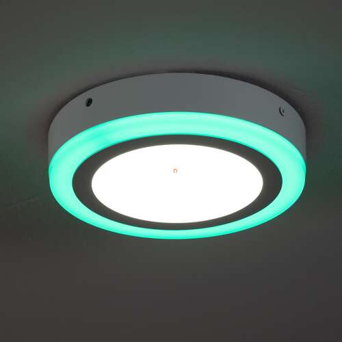 Ledvance távirányítós fali LED lámpa, melegfehér, RGB kerettel 19 W (LED Color + White Round)