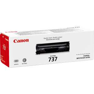 Canon CRG-737 Black Laser Toner Cartridge for Canon i-SENSYS MF210/220 Series Printers - Office technology