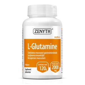 L-glutamin por, 120 g, Zenyth 126383875 - Aminosav