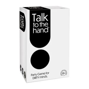 Gra Talk to the Hand, gra dla dorosłych, 18+, czarno-biały, pudełko - Prezent dla dorosłych