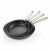TESCOMA TitanPOWER frying pan set, 4 pieces, non-stick, titanium coating, stainless steel handles