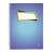 Bluering A5 lined spiral notebook, blue cover with yellow label