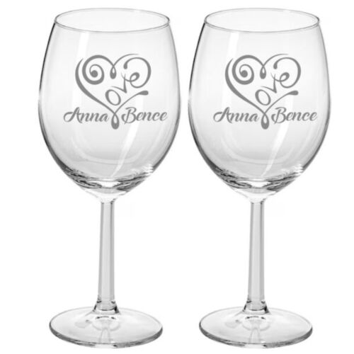 Szerelmes boros pohár 2db 126397638