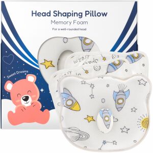 FizioTab Plagiocephaly babapárna kozmosz mintával és csomagolással - Baba párna