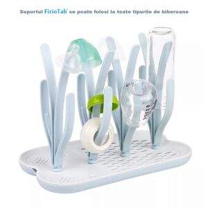 Uscător de biberoane FizioTab cu biberoane și tetine - Hrănire