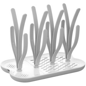 Uscător de biberoane FizioTab, gri și alb - Hrănire