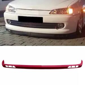 Peugeot 106 Kompatibilis Laguna Típus Első Lökhárító Toldat Tuning Készlet Piros Szín AutoVision