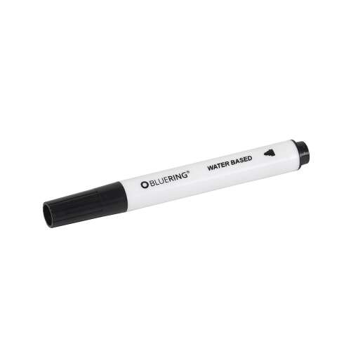 Bluering black flipchart marker, water based, 3mm round tip