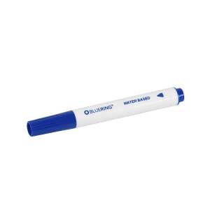 Flipchart marker vârf de fibră vârf rotund umed 3mm, albastru bluering® albastru 41355654 Markere whiteboard