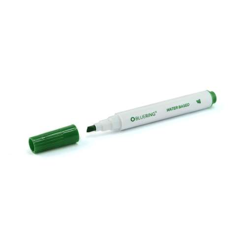 Marker pentru flipchart cu vârf de fibră cu tăiere umedă 1-4mm, verde bluering® verde