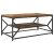 vidaXL Kávézóasztal Polccal Régi Fa 90x50x40 cm Mérnöki Fa 126398791