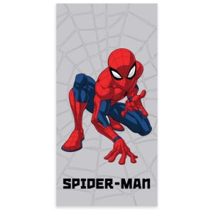 Spiderman Grey Web Strandtuch 60x120cm - Badezubehör