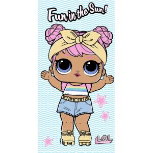 LOL Surprise Fun in the Sun Badetuch, 70x140cm, schnell trocknend - E plus M