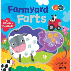 Buddy&Barney Farmyard Farts książka do drapania i wąchania, okładka - Książka dla dzieci i młodzieży