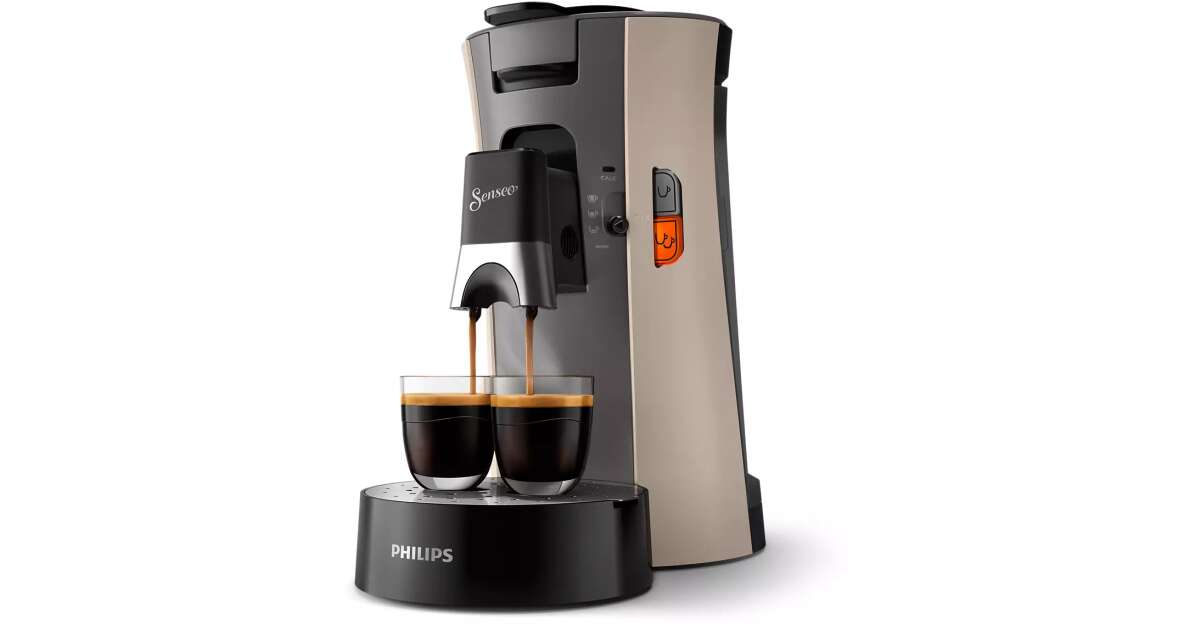 Philips Senseo Select CSA240/31 Coffee maker with coffee pod, Beige