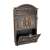 STR 252261 bronze aluminum mailbox with open door