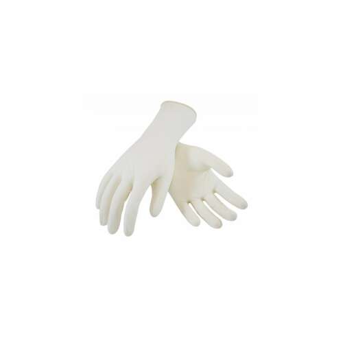 Gumové rukavice latexové práškové xs 100 ks/box gmt super rukavice biele