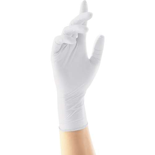 Mănuși de cauciuc latex fără pulbere xs 100 buc/cutie gmt super mănuși de cauciuc alb