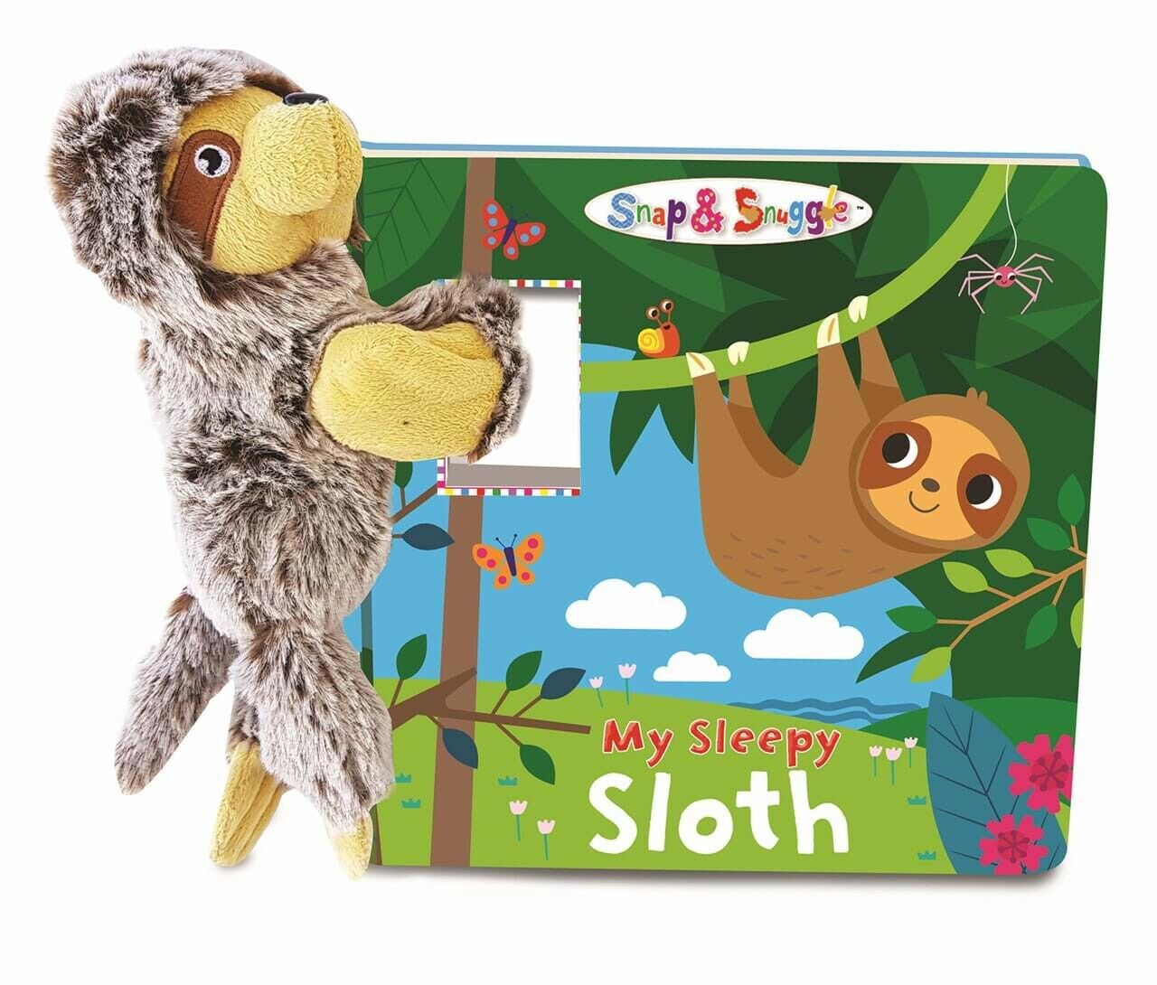 Mój Śpiący Leniwiec w Pudełku - pluszowy zwierzak i książeczka w języku angielskim