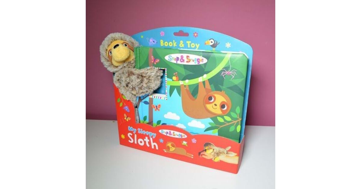 My Sleepy Lazy in the Box - плюшено животно и книжка на английски език 126414235