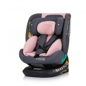 Chipolino Supreme Flamingo Isofix autósülés, ferde nézet - Chipolino