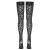 Cottelli Legwear fekete párduc mintás harisnyanadrág