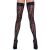 Cottelli Legwear - párduc mintás combfix (fekete) 140597475