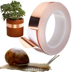 Springos Kupferband schützt Blumentopf vor Schnecken - Springos