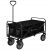 Springos Utazókocsi black foldable wagon