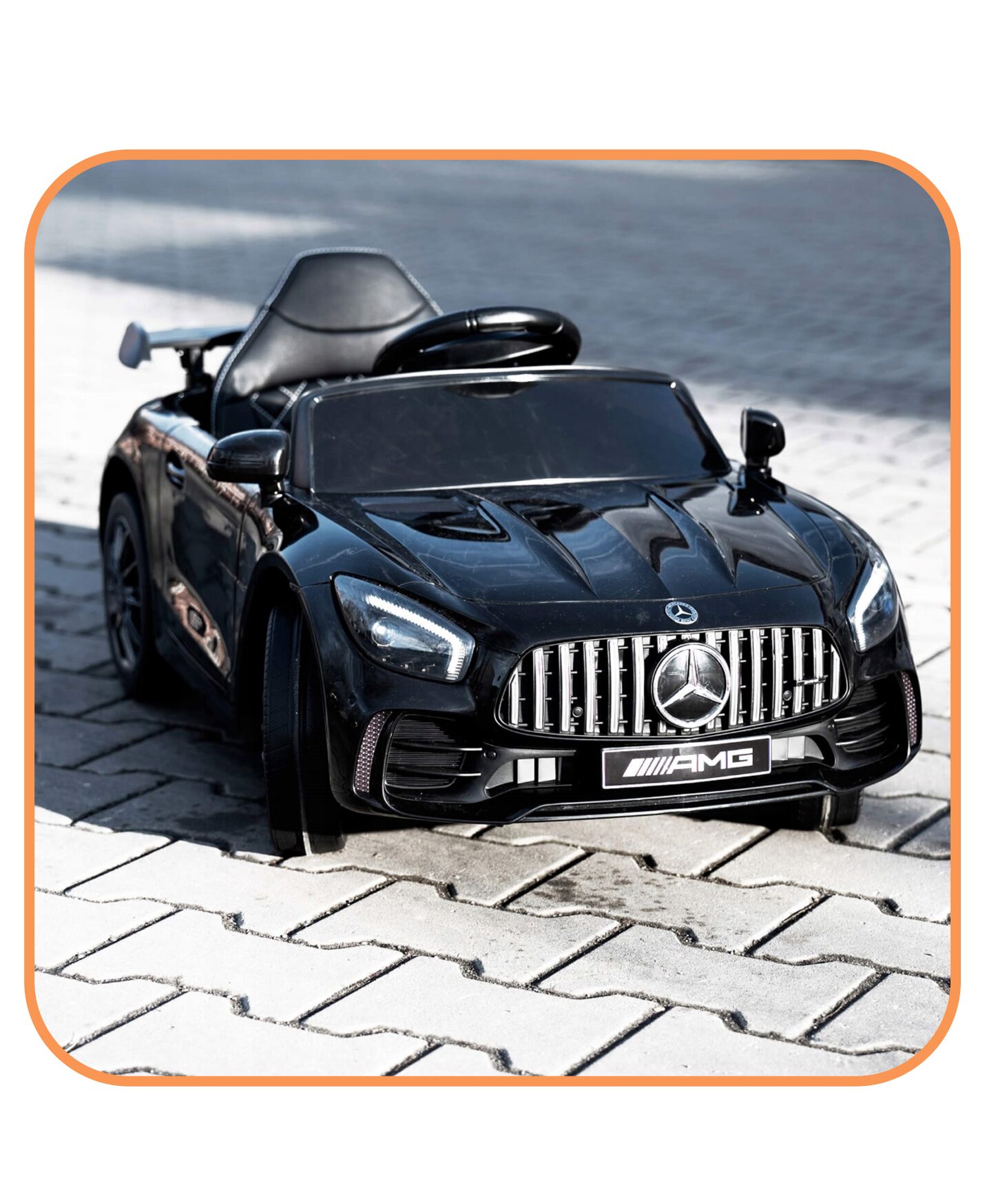 Mercedes AMG GTR-S elektromos kisautó - fekete