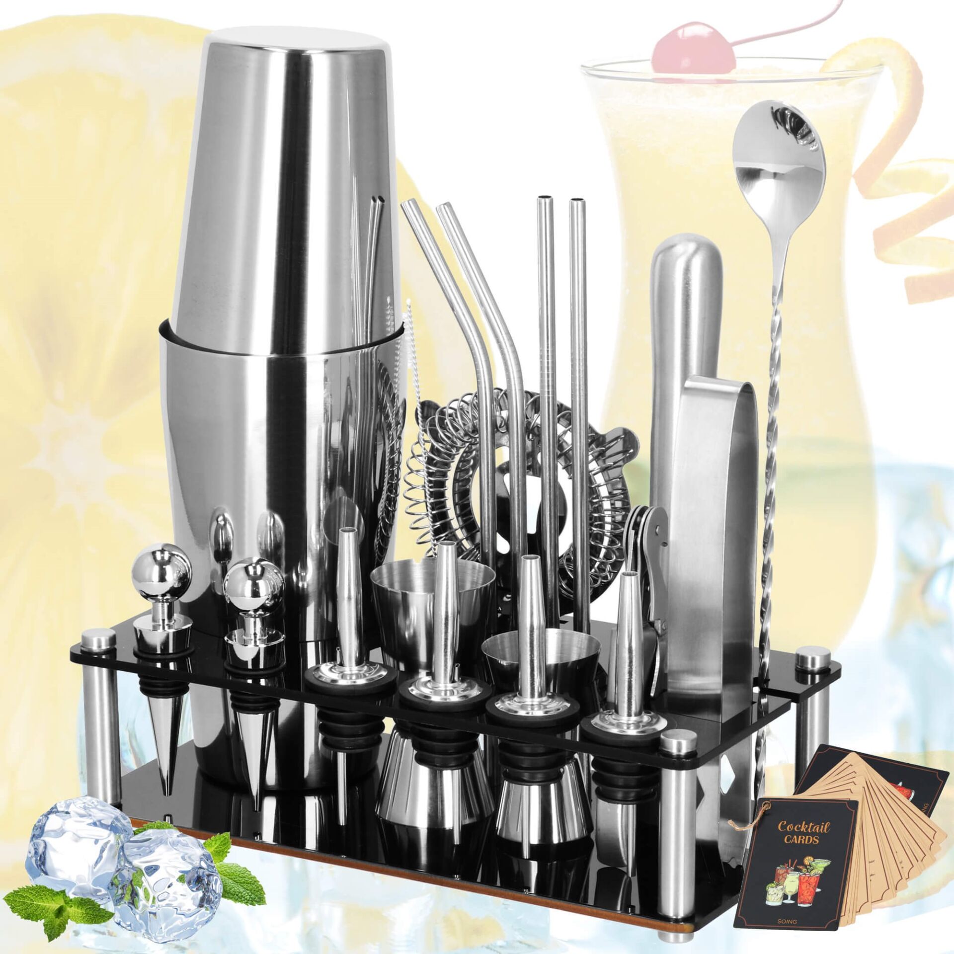 Ki0155 italszóró bárszett 600/700 ml, 14 darab.