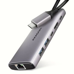 Axagon HMC-6G2L USB-C Dockingstation mit USB 3.2 Gen 2 Anschlüssen - AXAGON USB-Hubs
