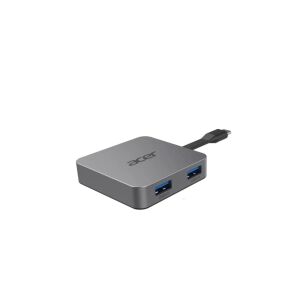 Acer 4-in-1 Type-C Dongle Vezetékes USB 3.2 Gen 1 (3.1 Gen 1) Type-C Ezüst 142664457 - Acer