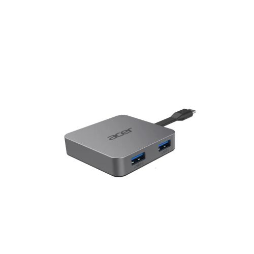Acer 4-in-1 Type-C Dongle Vezetékes USB 3.2 Gen 1 (3.1 Gen 1) Type-C Ezüst 142664457