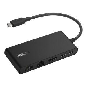 ASUS Dock 4K Vezetékes USB 3.2 Gen 2 (3.1 Gen 2) Type-C Fekete