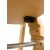 Pepita Rustica high chair adjustable height mechanism detail