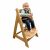 Pepita Rustica convertible 3in1 wooden high chair with safety belt #brown 143729104
