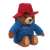Paddington mackó plüss, 25cm, puha plüss állat, kék kabát, piros kalap