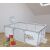 Pepita PLAY gray playpen with ball pit, soccer goal, and basketball hoop
