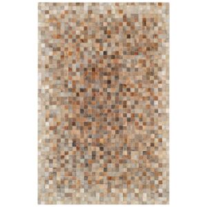 Bakero Sao Paulo beiger Mix Teppich, 140x180 cm, Patchwork Design - Innenarchitektur