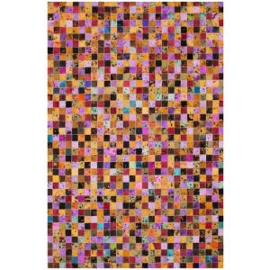 Bakero Sao Paulo Multi Szőnyeg, 140x200 cm, színes patchwork bőr szőnyeg - Bakero