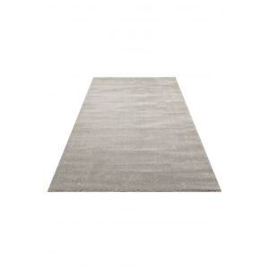 Gładki szary dywan Bakero Shaggy Lotto na białym tle - Projektowanie wnętrz