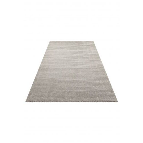 Bakero Shaggy Lotto schlichter grauer Teppich auf weißem Hintergrund