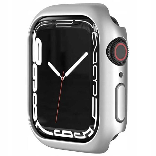 Közelkép a Spacecase 38mm Ezüst Apple Watch Védőtokról - Okosóra